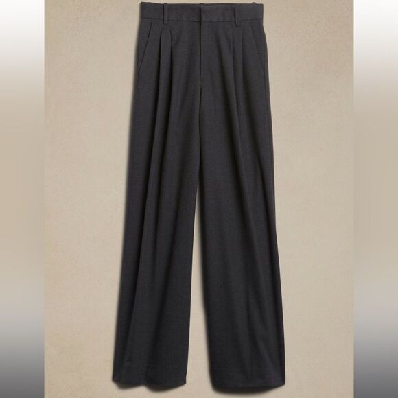 Banana Republic Black Wide Leg Pants - Picture 5 of 7